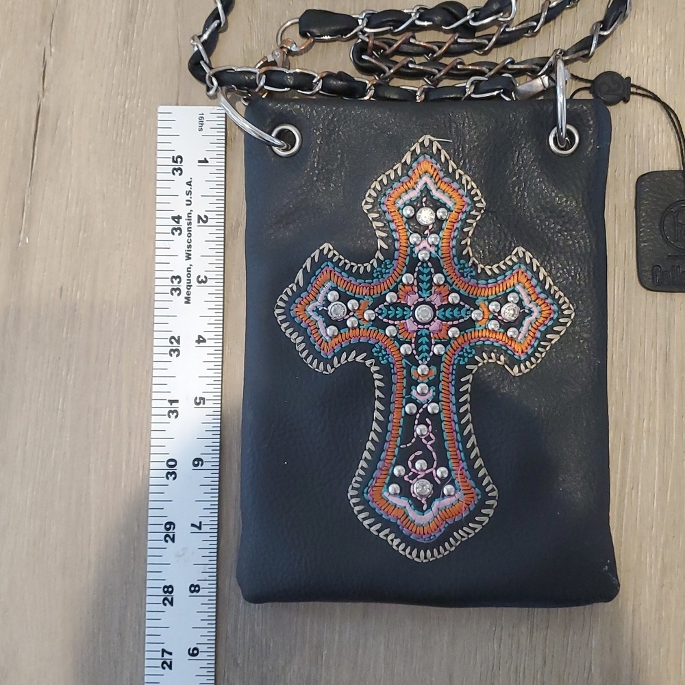 PG Leather Crossbody Purse - Picture 2 of 6